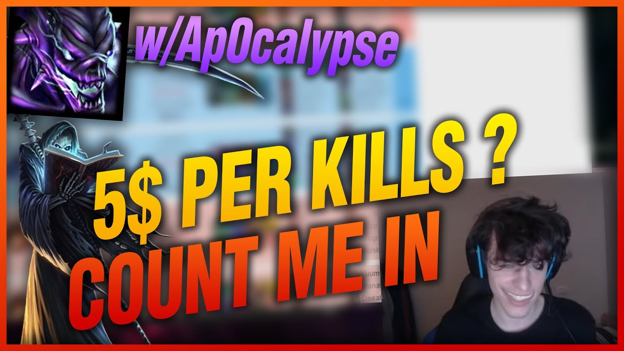 5$ For 1 Kill EloSanta And Ap0calypse In Ranked