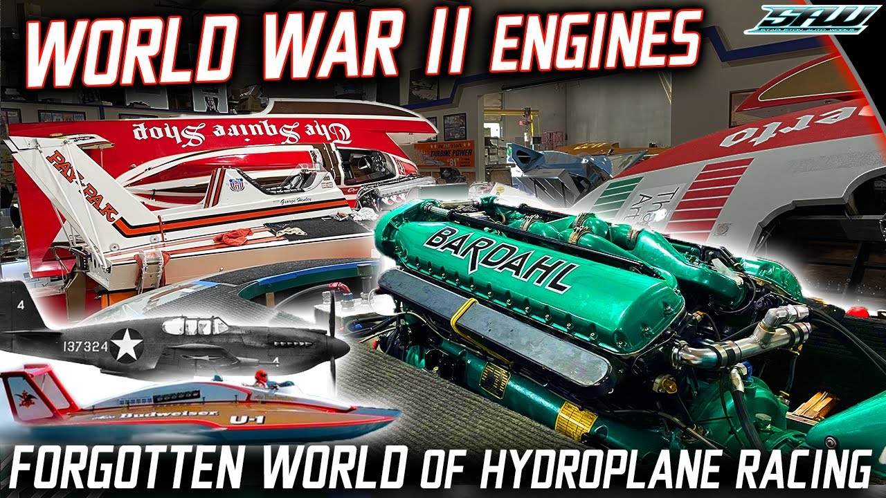 Forgotten World of Hydroplane Racing: Wartime Engines Second Life! (Hydroplane Raceboat Museum)