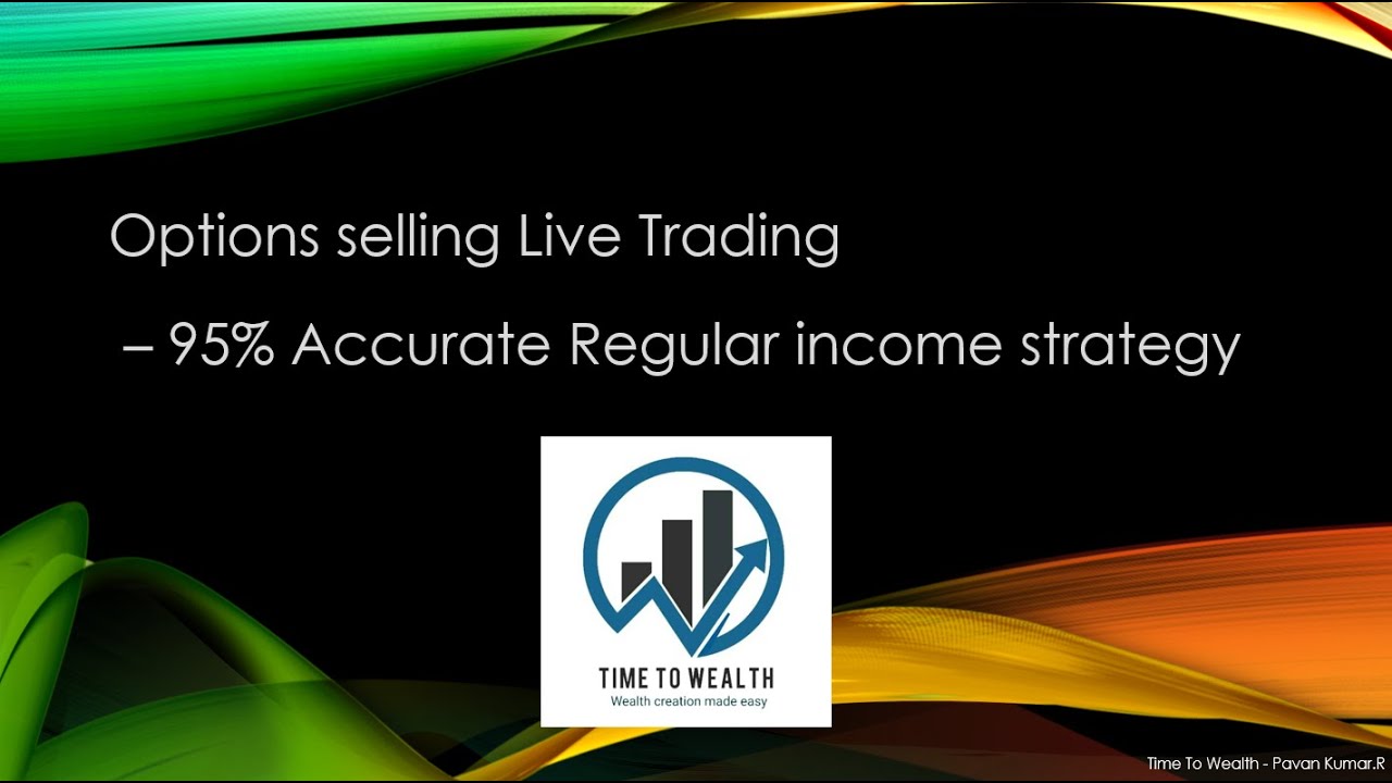 Fin Nifty Options selling Live trading - 95% accurate regular income strategy explained !