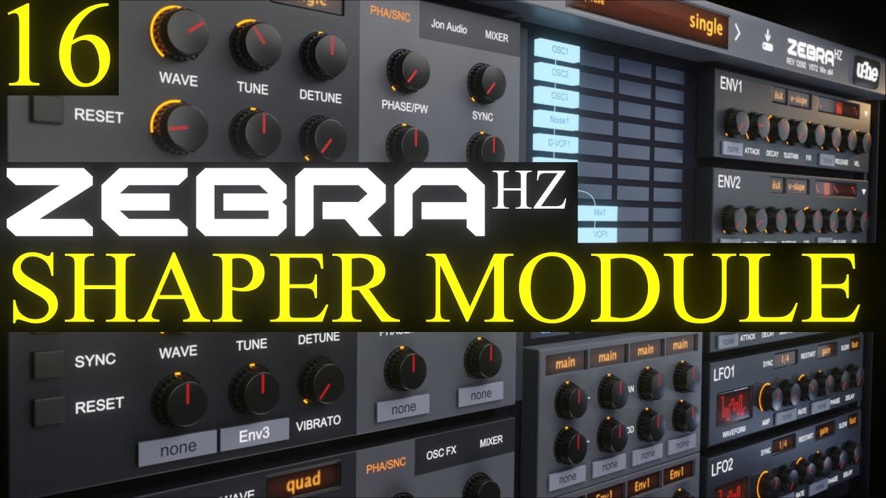 Модуль Shaper Zebra HZ. Урок 16.