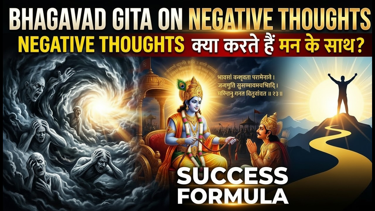 Negative Thoughts क्या करते हैं मन के साथ? | Bhagavad Gita Saar | How To Remove Negative Thoughts