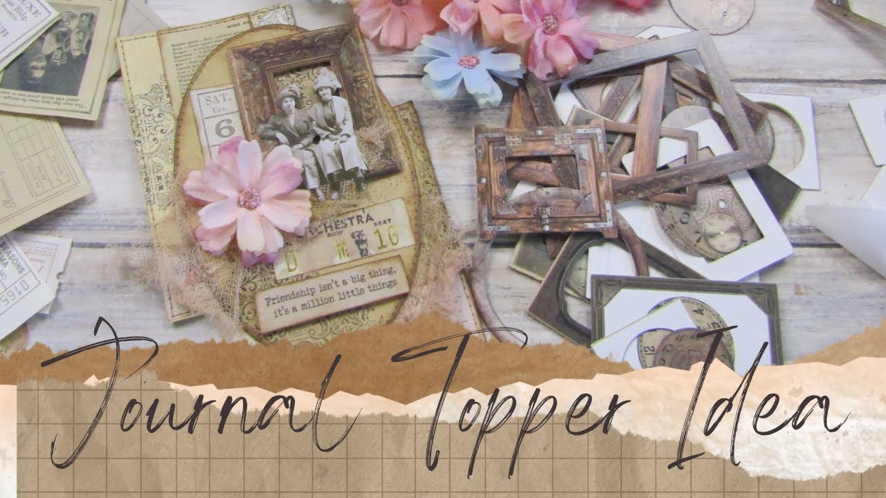 How to Make a Journal Topper