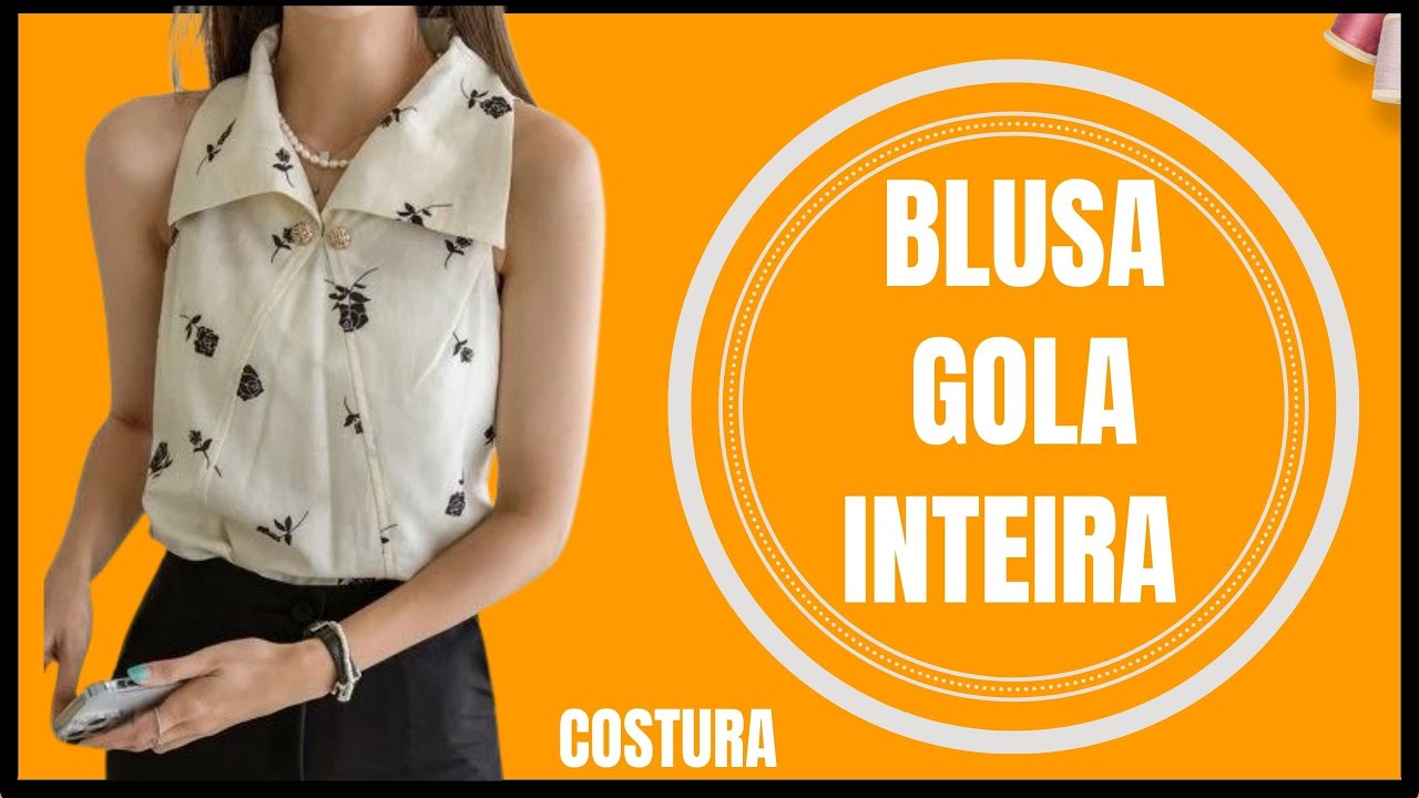 Blusa gola inteira - costura