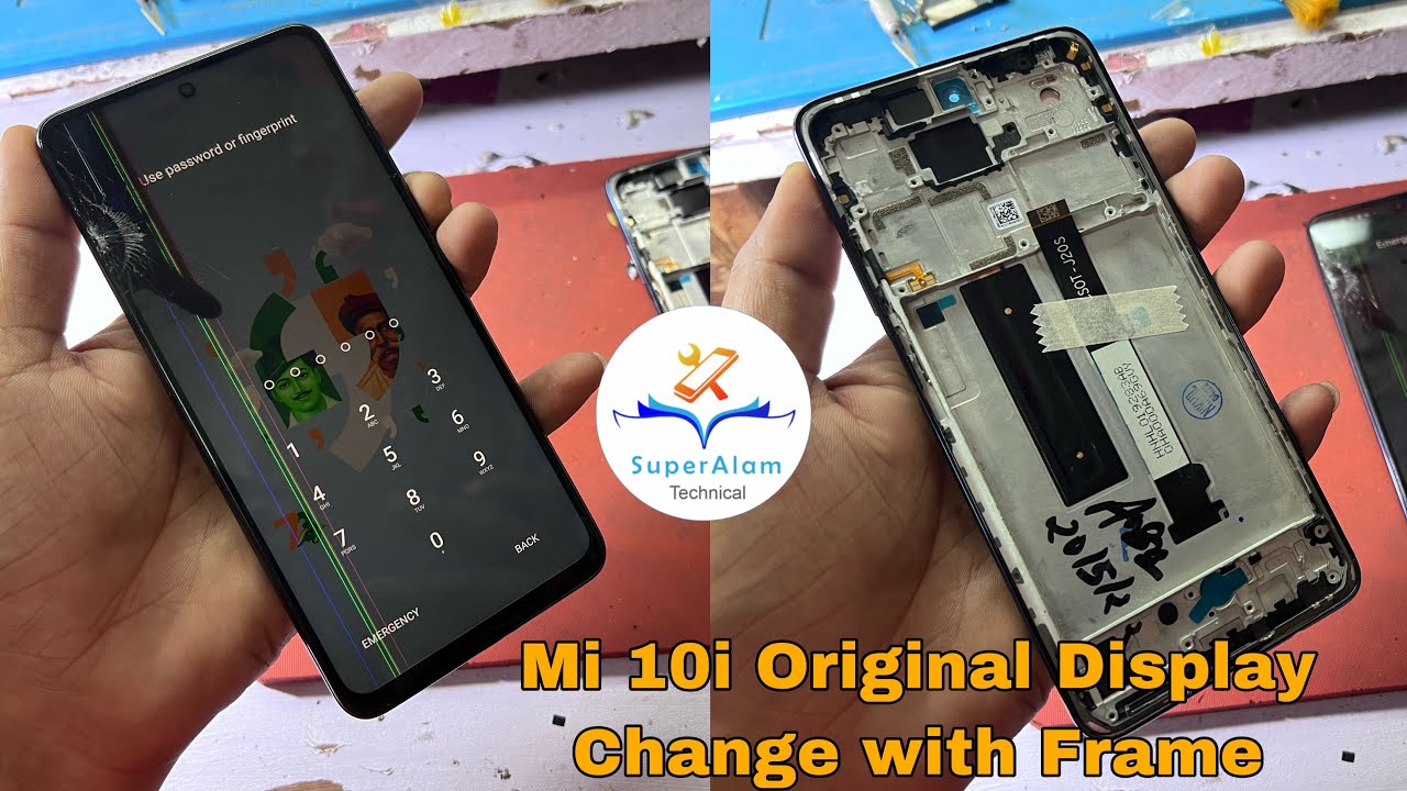 Mi 10i 5G Broken Display Restoration || Mi 10i Original Display change with Frame 😀