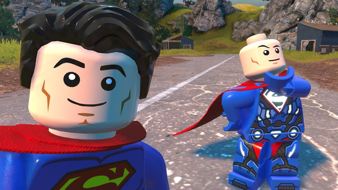 LEGO DC Super-Villains - Superman vs Lex Luthor - Open World Free Roam Gameplay (PC HD) [1080p60FPS]