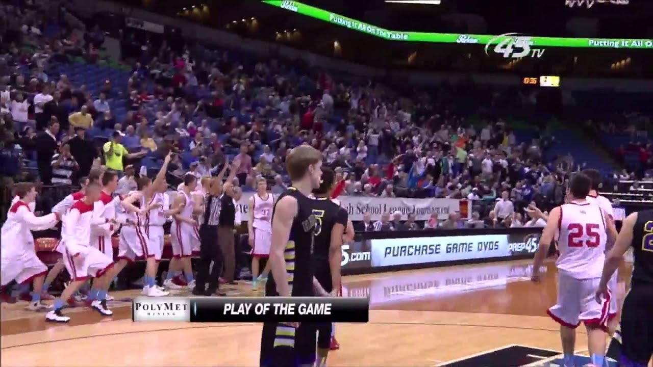 J.P. Macura 3 Point Buzzer Beater for Lakeville North vs Cretin-Derham Hall (HD) State 4A Semifinal