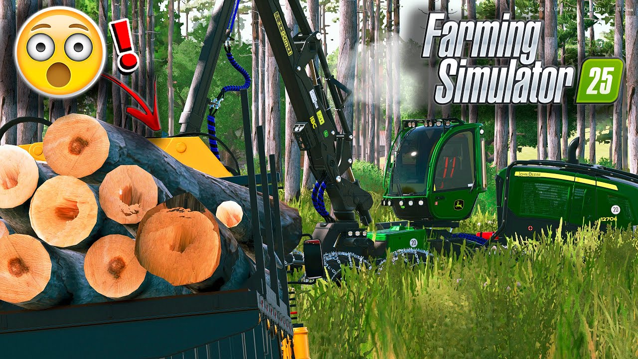 😱 DEU RUIM Corte de Madeira e Carregamento no Farming Simulator 25! - BR-163 #04