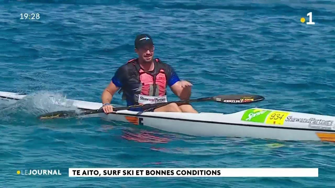 Te Aito, surf ski et bonnes conditions.
