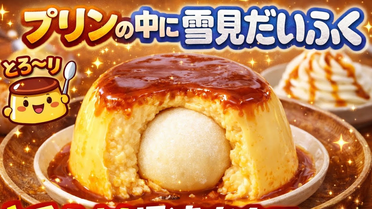 【素人】プリン作ってみた　#雪見だいふく #プリン #雪見だいふくプリン #簡単レシピ #バズレシピ #神スイーツ #コンビニアレンジ #スイーツ #デザート #100円レストラン