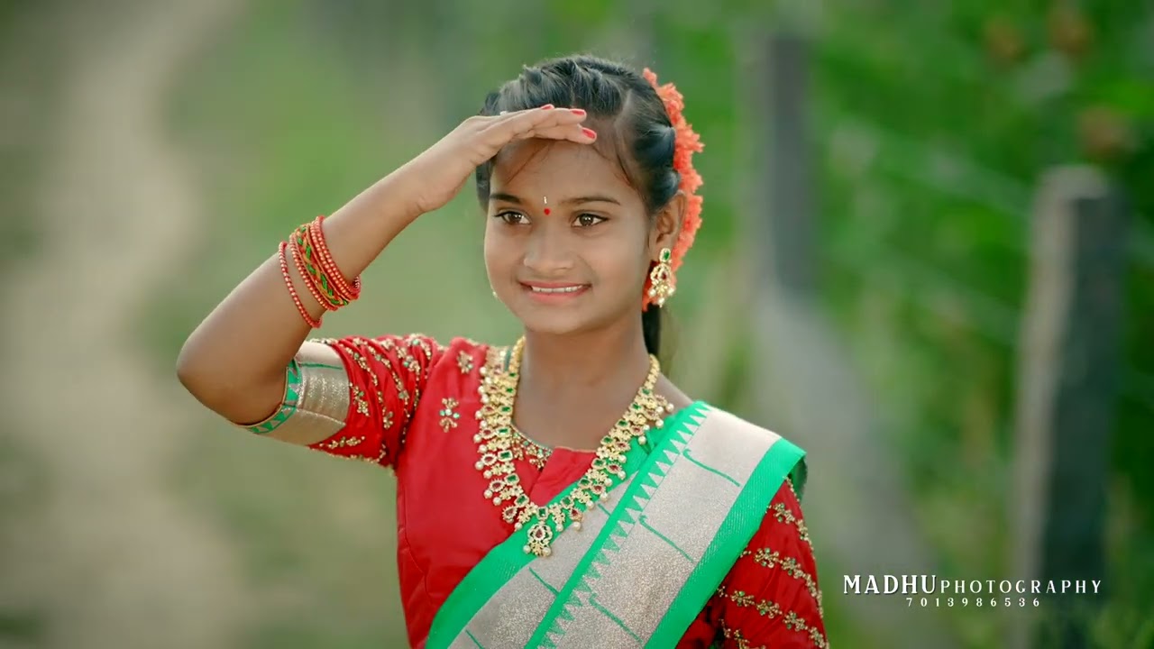 PRANAVI HAILF SAREE PRE SHOOT