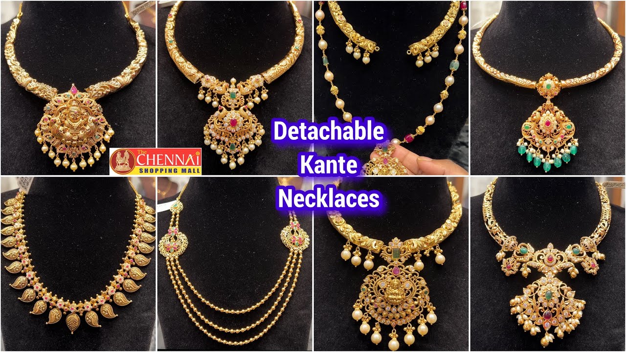 Detachable Kante Necklaces | ONLY 11% VA | The Chennai Shopping Mall | 