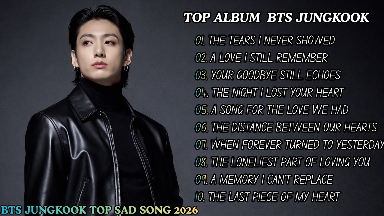 BTS Jungkook Heartbreak Ballads 2026 | Emotional Songs for Expressing Your Feelings 💔