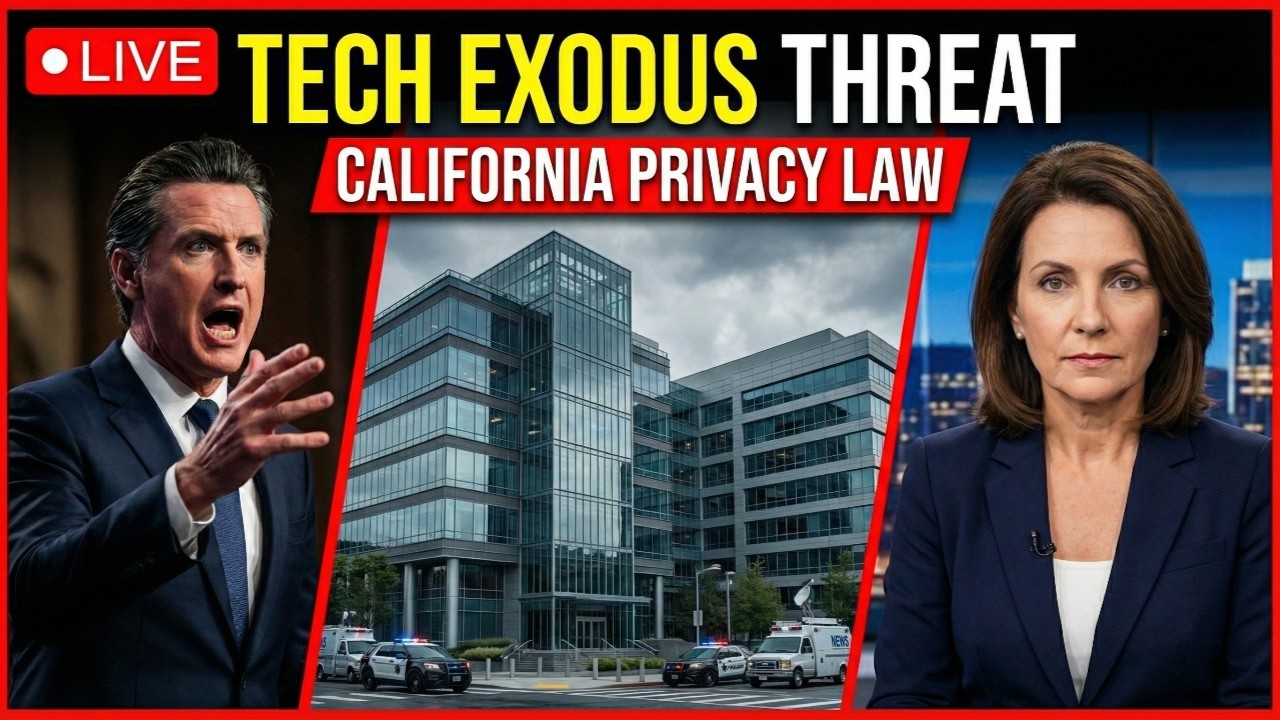 California Governor Responds After Major Tech Firms Threaten Exodus Over New Data Privacy Law
