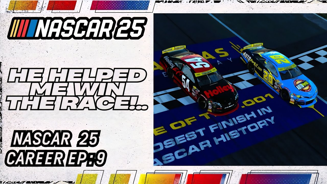 LAWLESS ALAN WON ME THE RACE!!.. | NASCAR '25 Career EP:9
