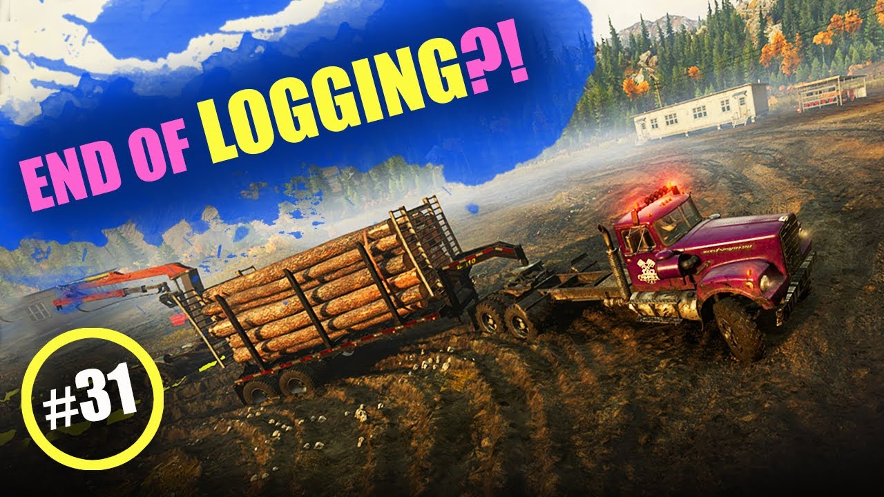 DONE with Logging in Michigan!  - SnowRunner - Hard Mode #31