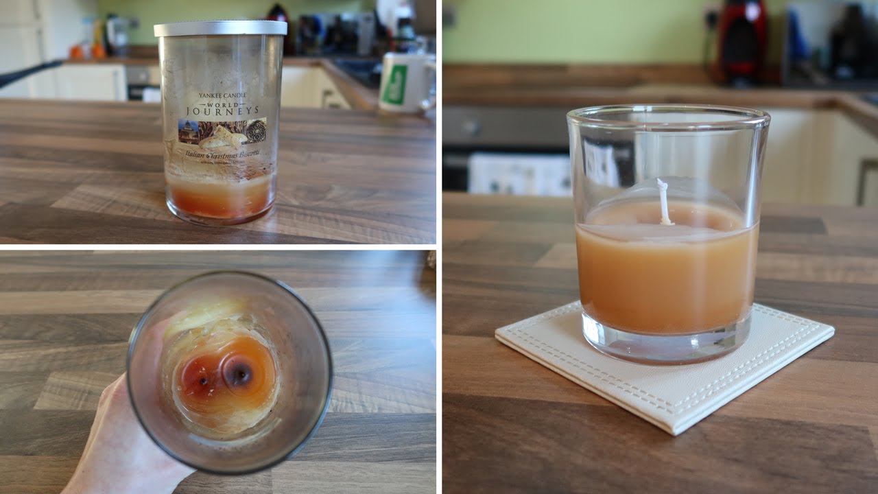 How to melt old Yankee Candle wax to make new candles - Enjoy your favourite candles for longer!