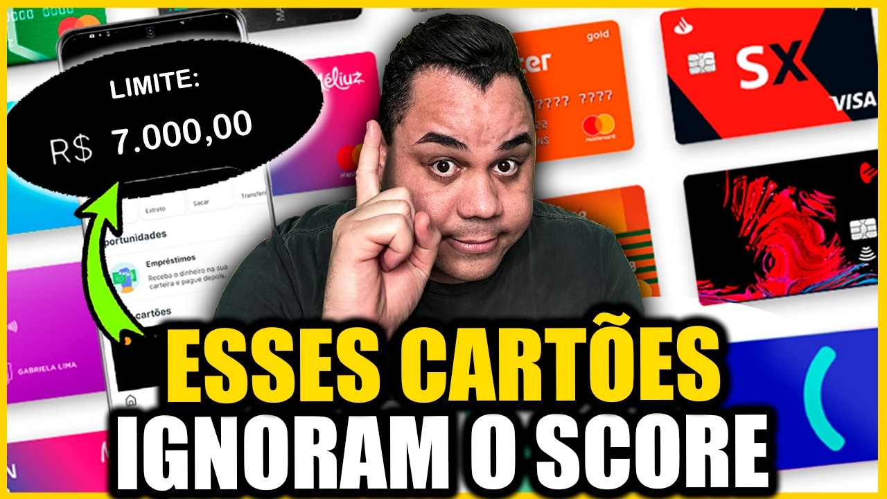 CARTÃO DE CRÉDITO FÁCIL DE APROVAR: 7 CARTÕES QUE ESTÃO APROVANDO EM 2026 ATÉ NEGATIVADO
