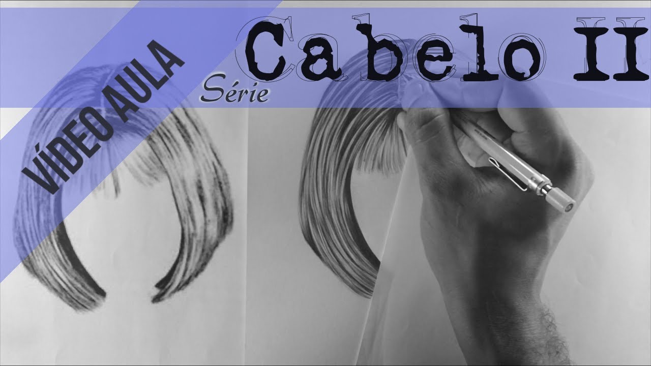 Como Desenhar Cabelo Loiro Médio Hiper-realista - Parte 2