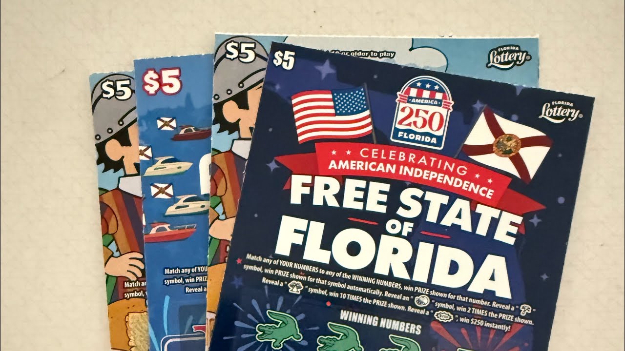 These America 250 Fl Lottery Scratch Tickets Are Lucky