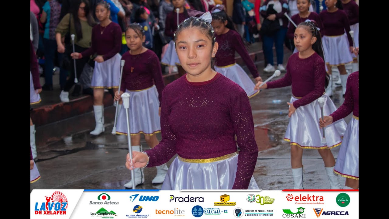 EN DIRECTO | Desfile de bandas del 14 de septiembre. 📹La Voz de Xela