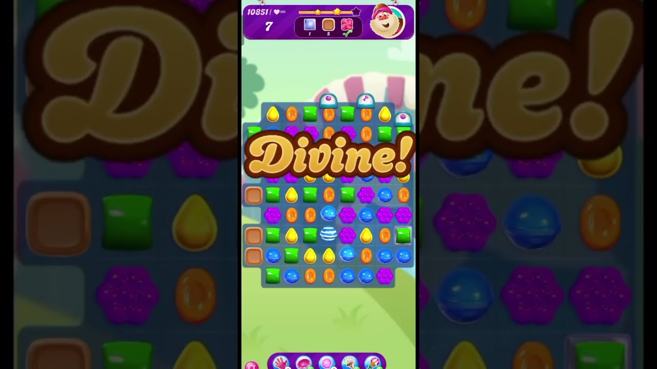Candy crush saga level 10851 & 10852 | Candy 