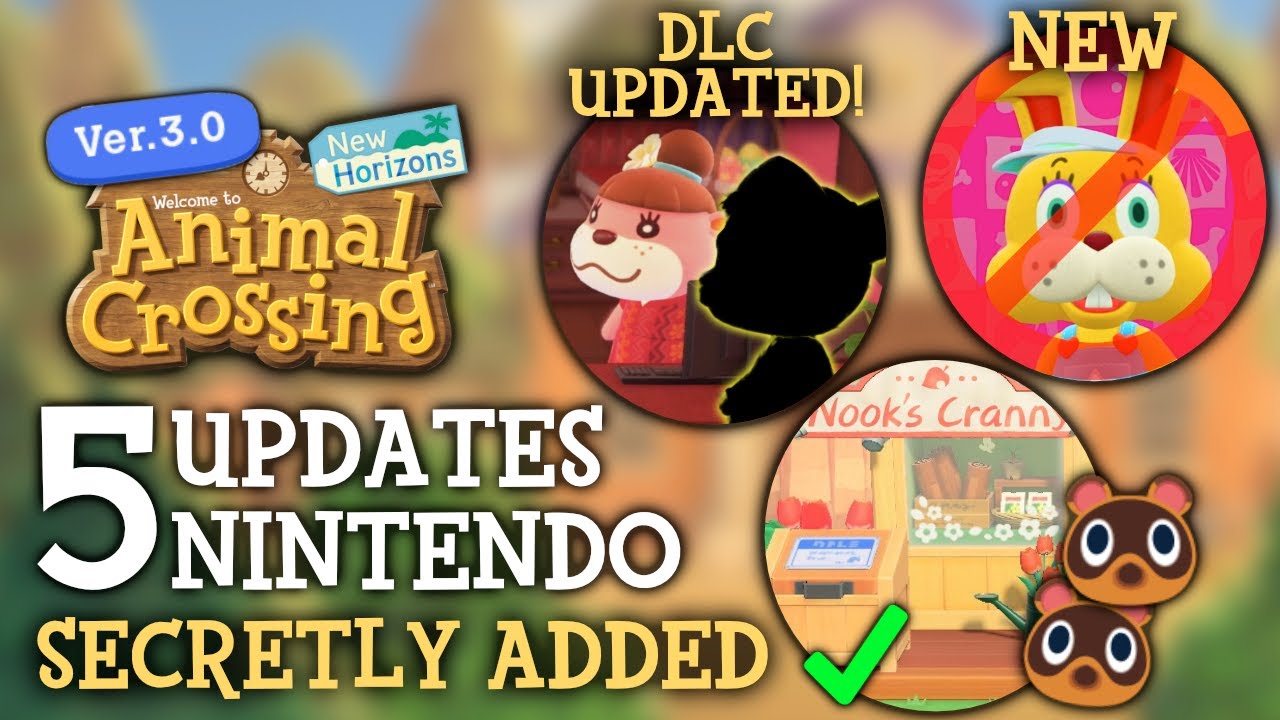 5 ОБНОВЛЕНИЙ И НОВИНОК, КОТОРЫЕ Nintendo СКРЫТО добавила в версию 3.0 - Animal Crossing New Horizons