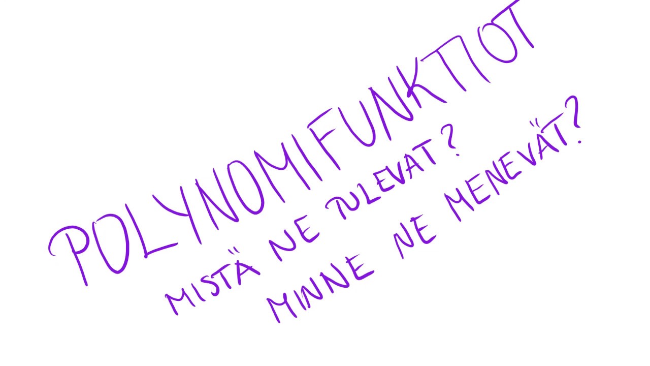 Polynomifunktiot