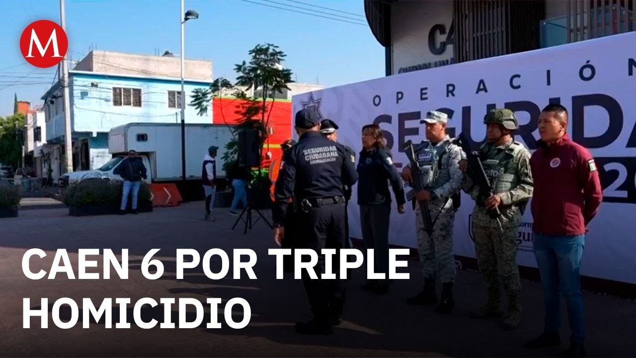 Six suspects arrested in triple homicide in Chimalhuac&aacute;n