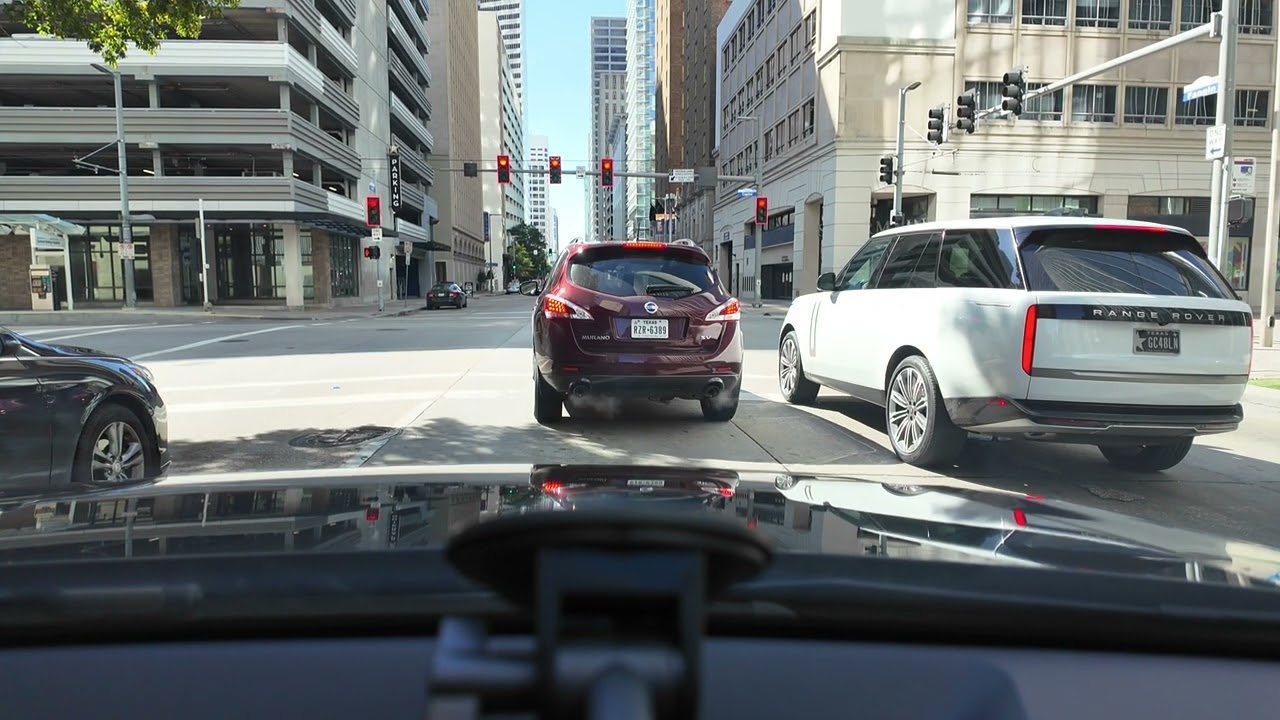 Cruising Downtown Houston