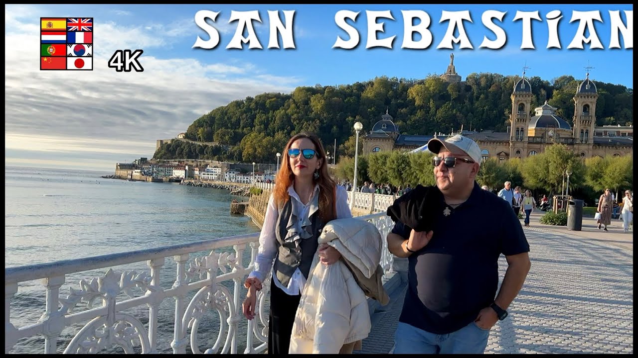 SAN SEBASTIÁN. Ruta MÁGICA por EUSKAL HERRIA. 4K