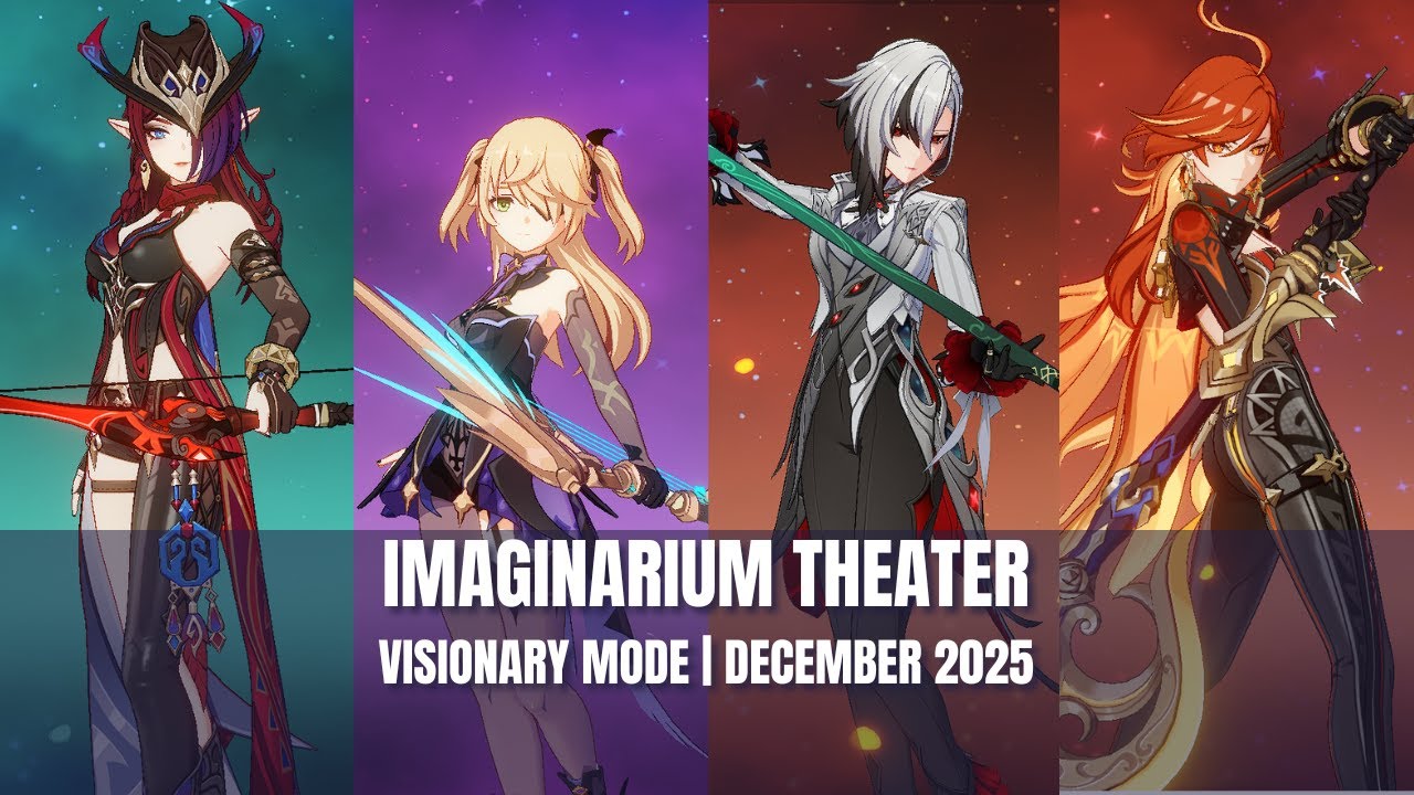 [Imaginarium Theater] Pyro, Cryo, & Anemo | Visionary Mode | December 2025 | Boss Fight Only