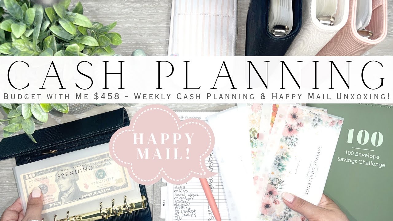 Budget With Me $458 Weekly Cash Stuffing | Plus Happy Mail! | How I Plan Out Money In My Envelopes