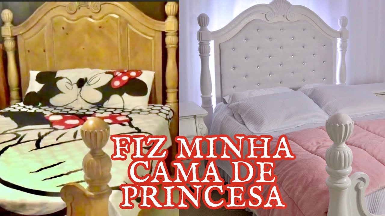 CABECEIRA CAPITONE COM 100 REAIS  | FAÇA VOCÊ MESMO | DIY | CAMA DE PRINCESA
