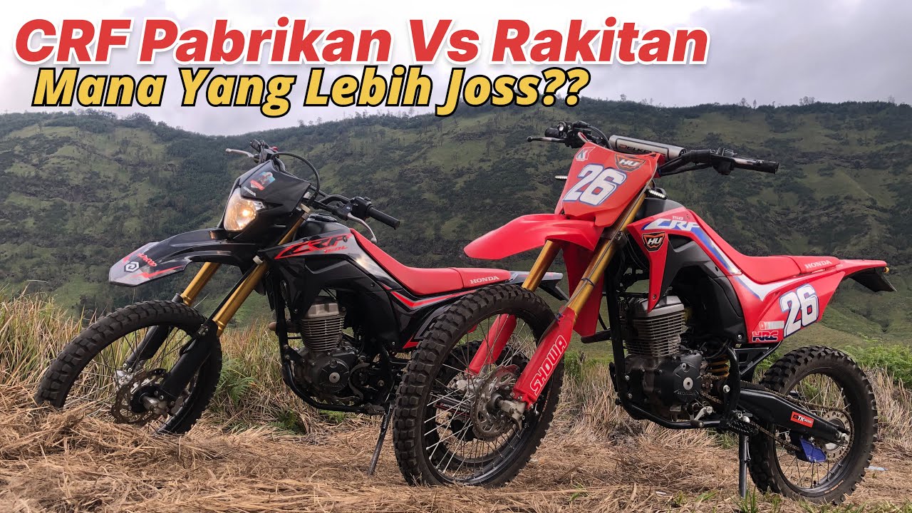 CRF Rakitan Vs Pabrikan,, Mending yang mana?? | CRF mesin Verza with Frame Hutech Keren asli!!