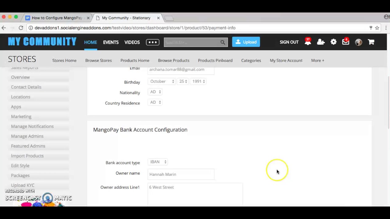 How to Configure MangoPay Escrow Payment Method