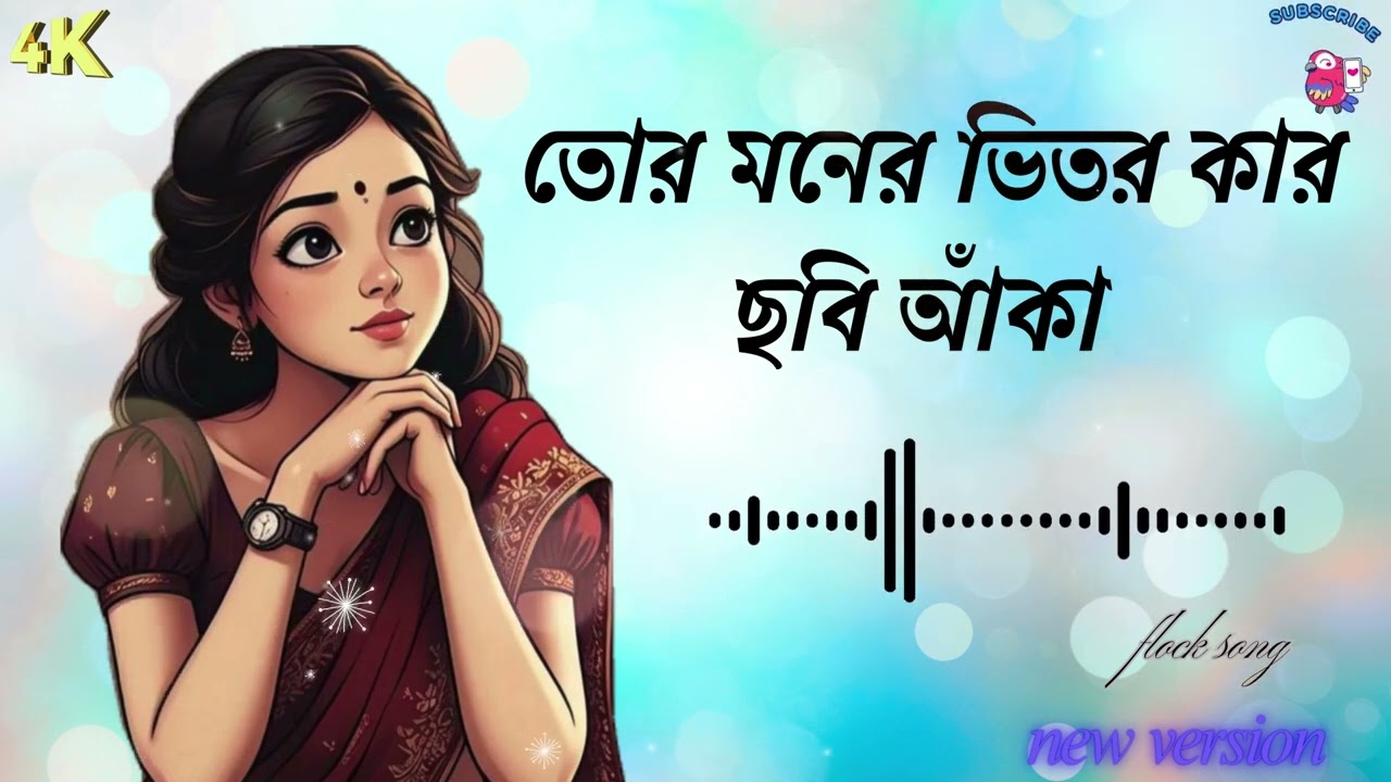 তোর মনের ভিতর কার ছবি আঁকা | Aanmika Official Lofi | Bangla Lofi Song | #Flock