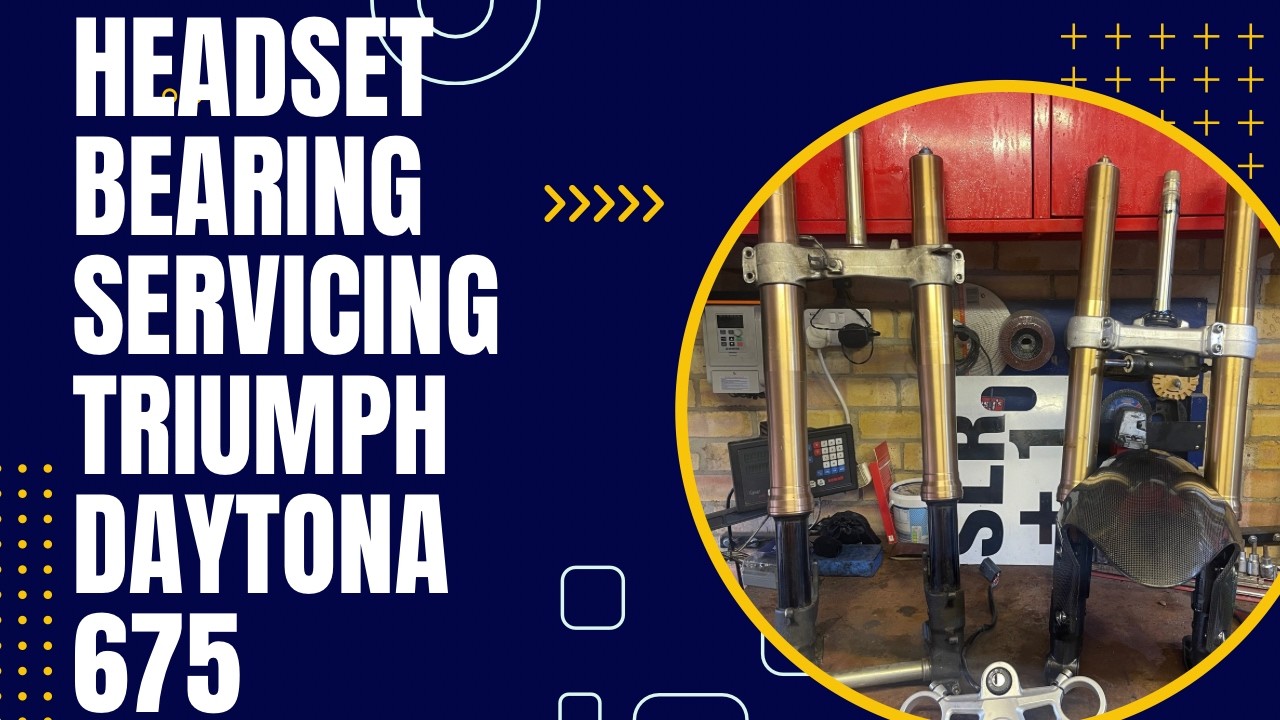 TRIUMPH DAYTONA 675 REBUILD PT8 [HEADSTOCK BEARING SERVICE]