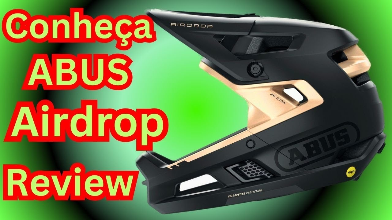 Conheça o capacete ABUS AirDrop Full Face. Máxima Proteção e Performance