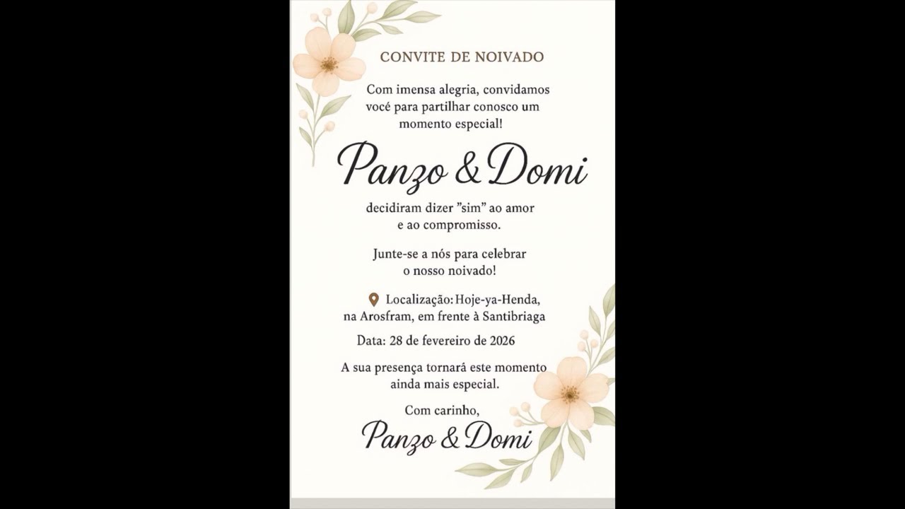 Apresentação do nosso irmão Panzo e Domi 🇦🇴