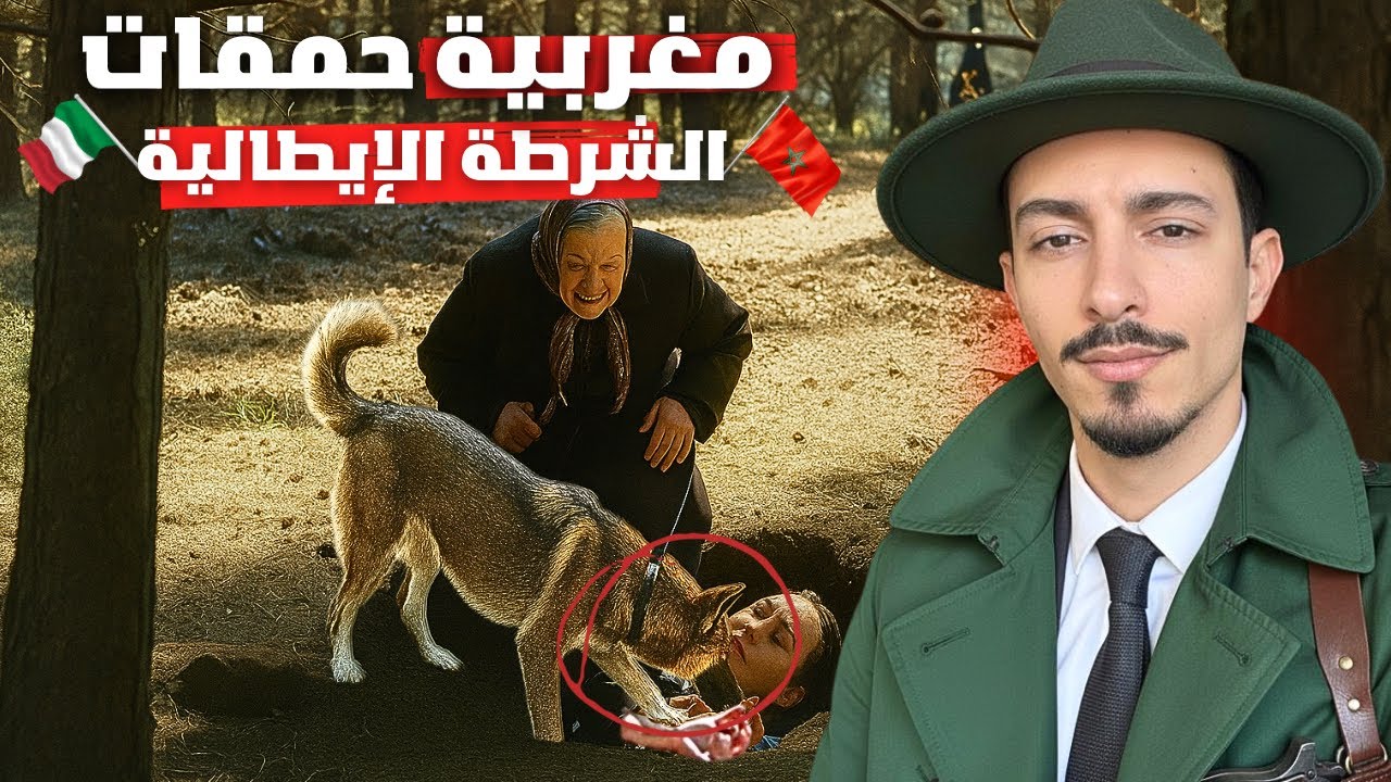 مغربية حمقت الشرطة الإيطالية 🇮🇹🔥كلب قدر يكتاشف دليل حل القضية‼️