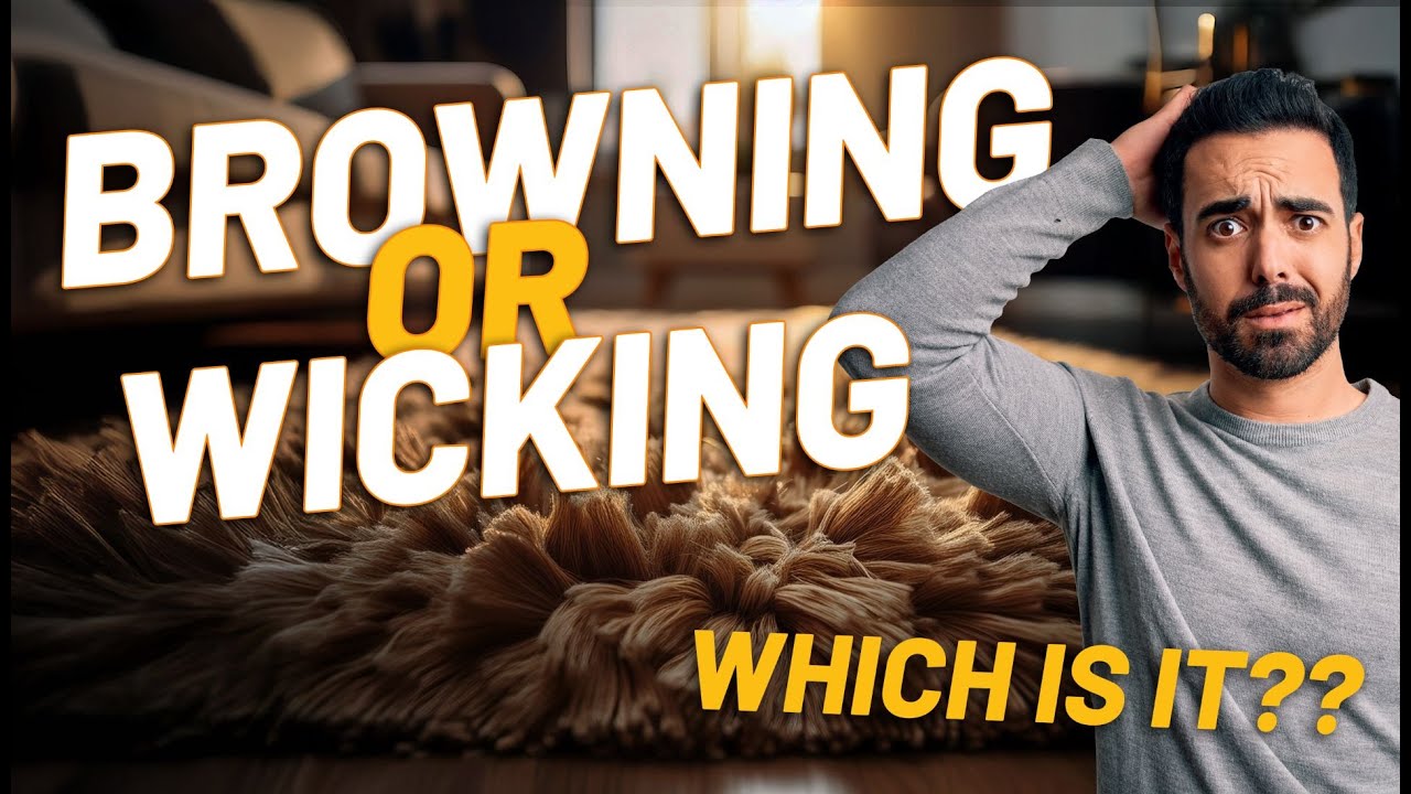 Carpet Cleaning Basics 4: Browning vs Wicking