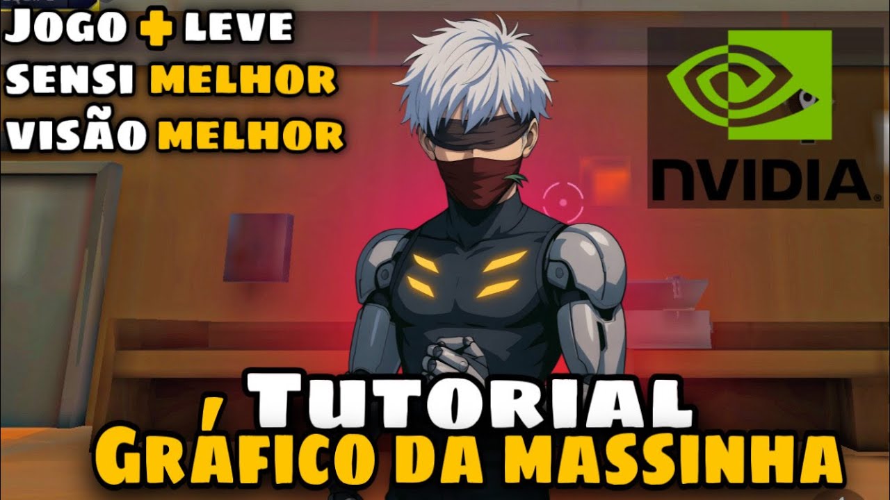 Como Colocar Gráfico da Massinha no Free Fire 2025! (Gráfico de Minecraft)