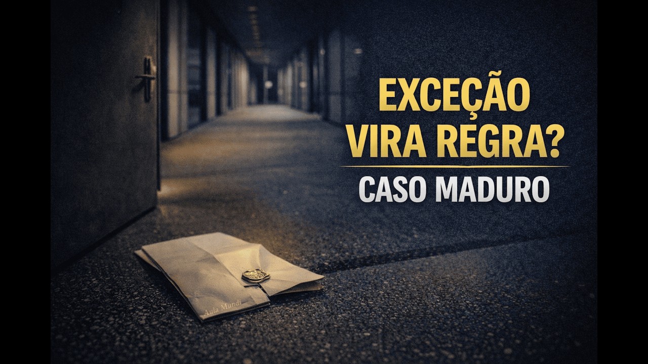 Caso Maduro: quando a exceção vira regra no sistema internacional