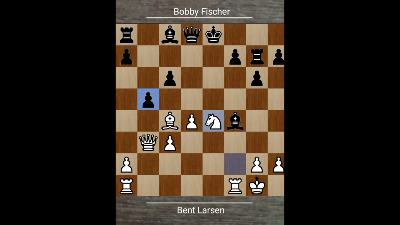 Bent Larsen vs Bobby Fischer • Copenhagen 1962 | Fischer Wins Brilliantly Classic Chess Game