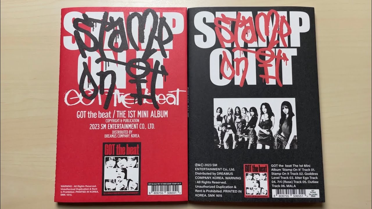♡Unboxing GOT the beat 갓 더 비트 1st Mini Album Stamp On It 스탬프 온 잇 (Stamp & Beat Ver.)♡
