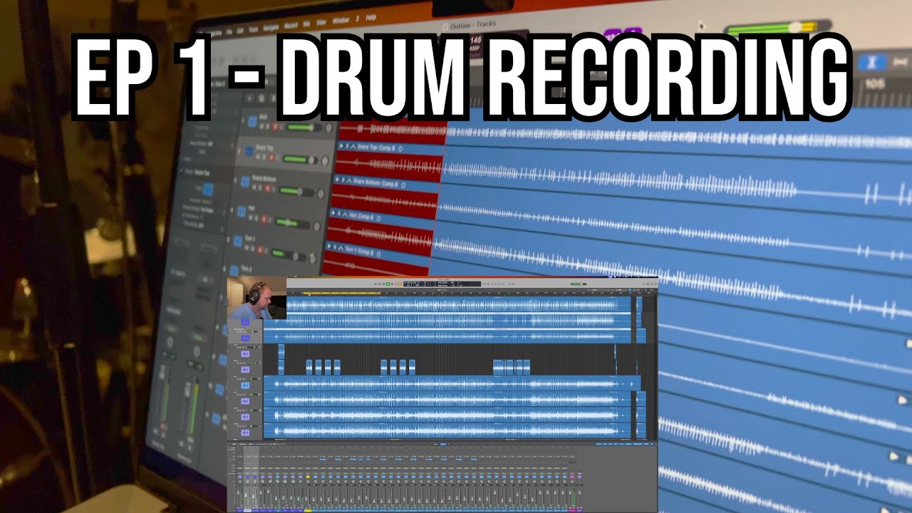 PRO Drum Recording In A SMALL Rehearsal Space | Recording A Band’s Single From Scratch