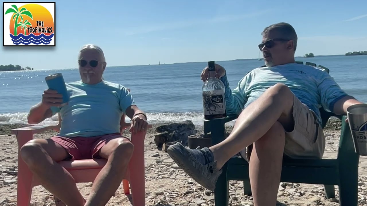 Kraken Black Spiced Rum Review/The Tropiholics/Rum Chat/Middle Bass Island/Lake Erie