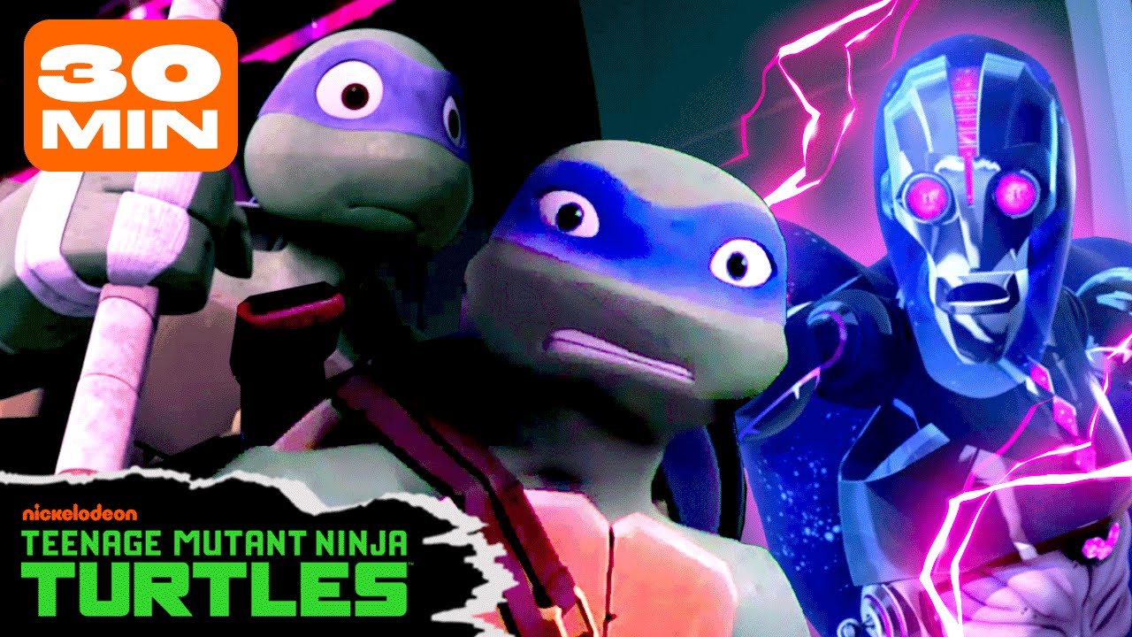 30 MINUTES of Ninja Turtles Fighting and Defeating Robot Mutants! 🤖 | Teenage Mutant Ninja Turtles