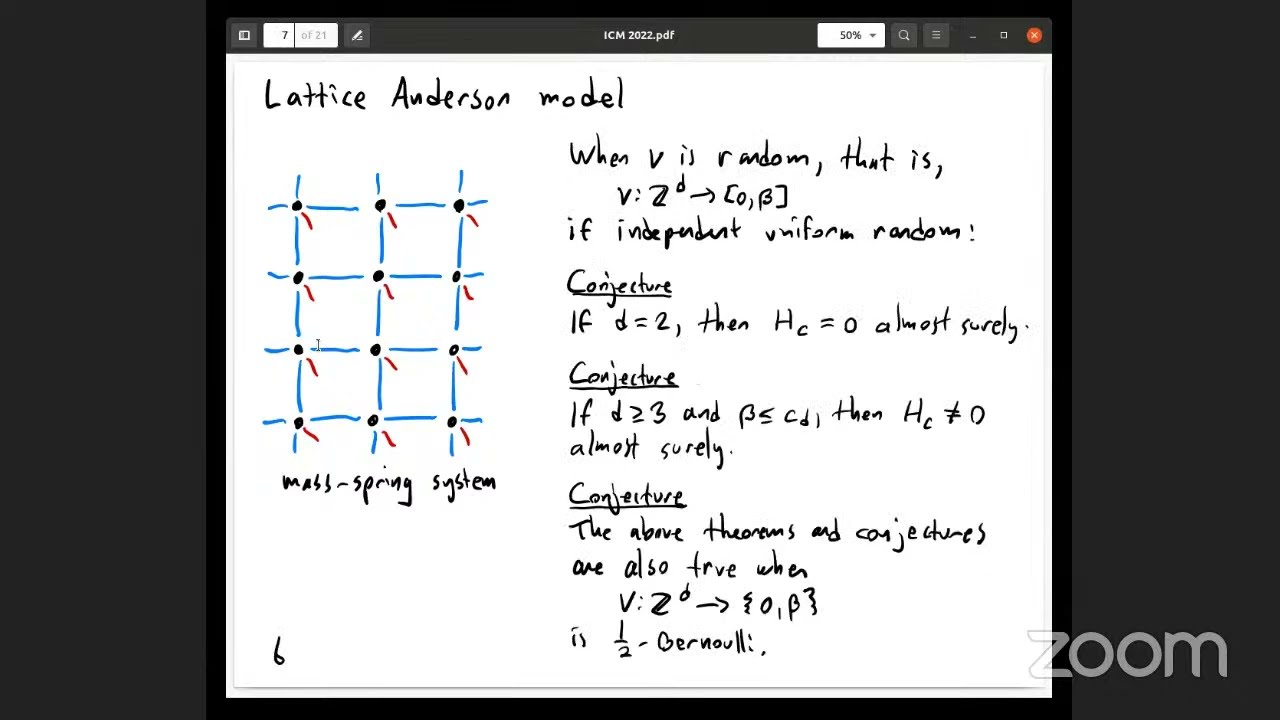 Charles Smart: Unique continuation for lattice Schrodinger operators