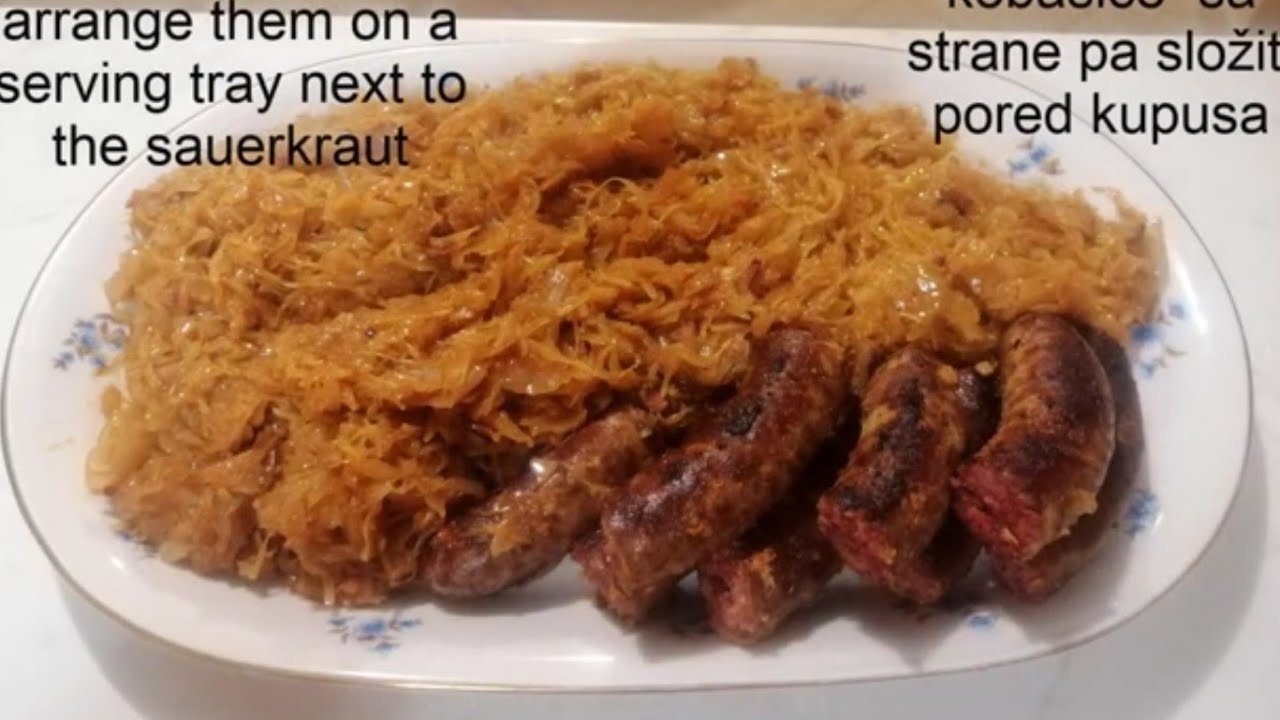 Dinstani kiseli kupus  Sauerkraut